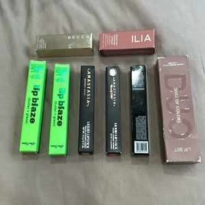 ANASTASIA, BECCA, ILIA, ILIA, FENTY, lip blaze DUO DOSE OF COLORS